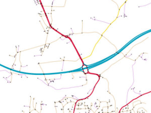 OS MasterMap Highways Network - Roads - sample image